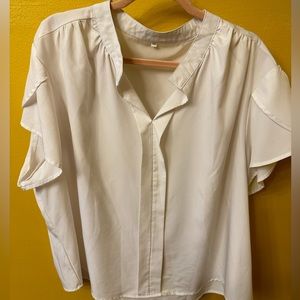 White short sleeve blouse